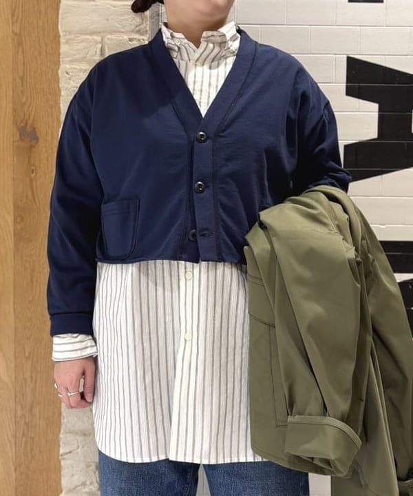 kawaiさんの「BEAMS WOMEN｜カットオフ Vネック カーディガン」を使ったコーディネート