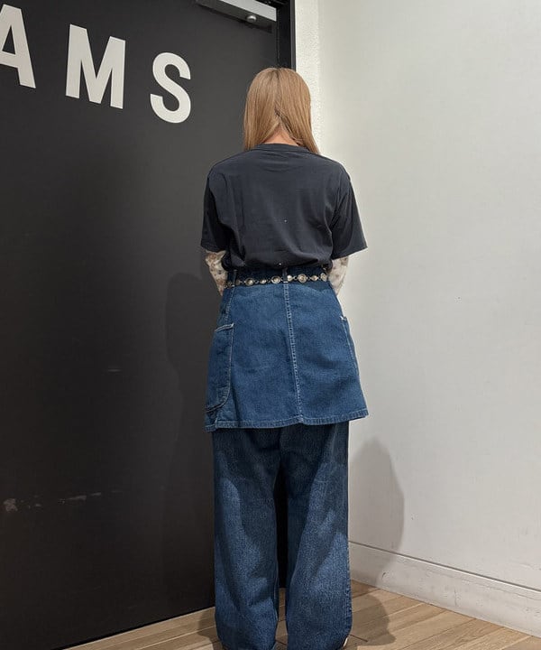 キムさんの「BEAMS WOMEN｜【別注】orSlow / ワイド フィット デニム パンツ」を使ったコーディネート