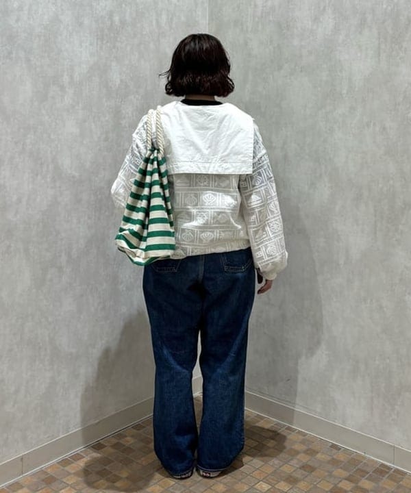 アベアミさんの「BEAMS WOMEN｜ボーイ マリン レース シャツ」を使ったコーディネート