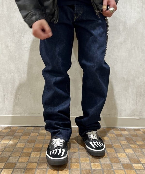 ムファサさんの「BEAMS WOMEN｜ユーズド加工 レザージップブルゾン」を使ったコーディネート