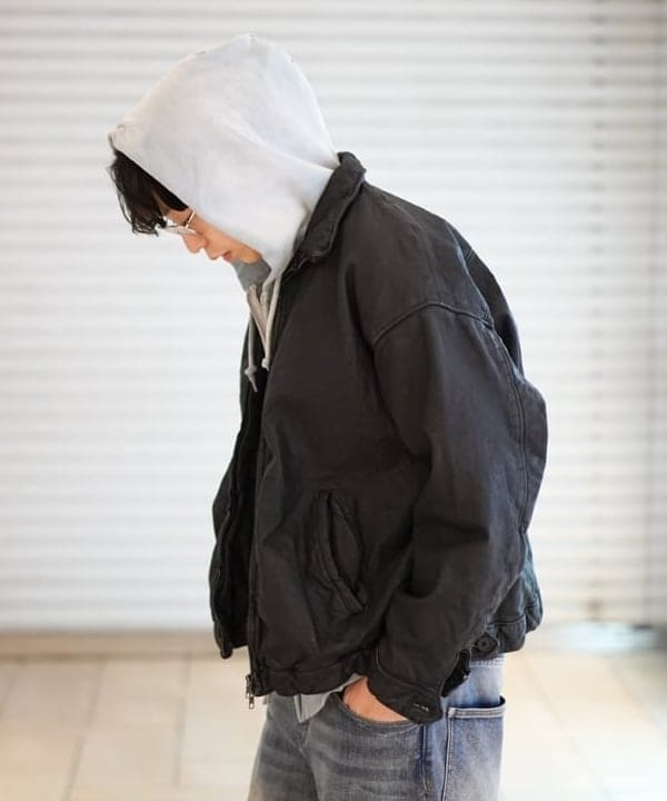 SUDOさんの「BEAMS WOMEN｜ユーズド加工 レザージップブルゾン」を使ったコーディネート