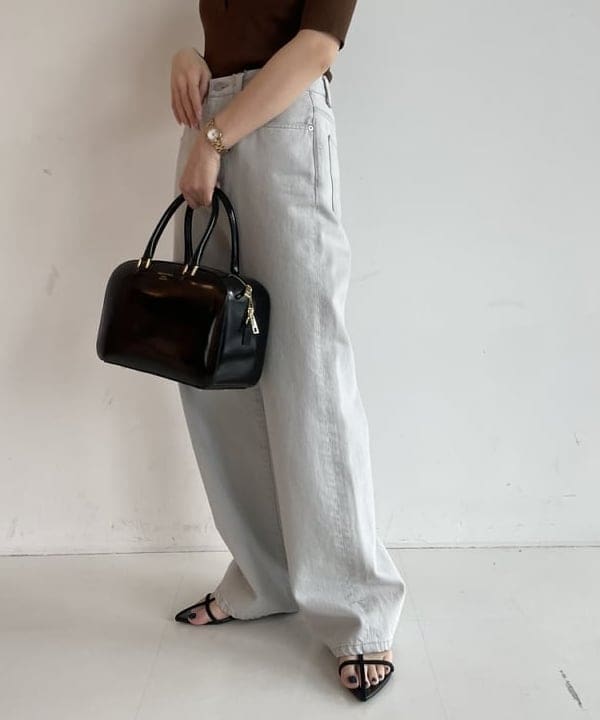 SAKAIさんの「BEAMS WOMEN｜ハーフスリーブ ポロニット」を使ったコーディネート