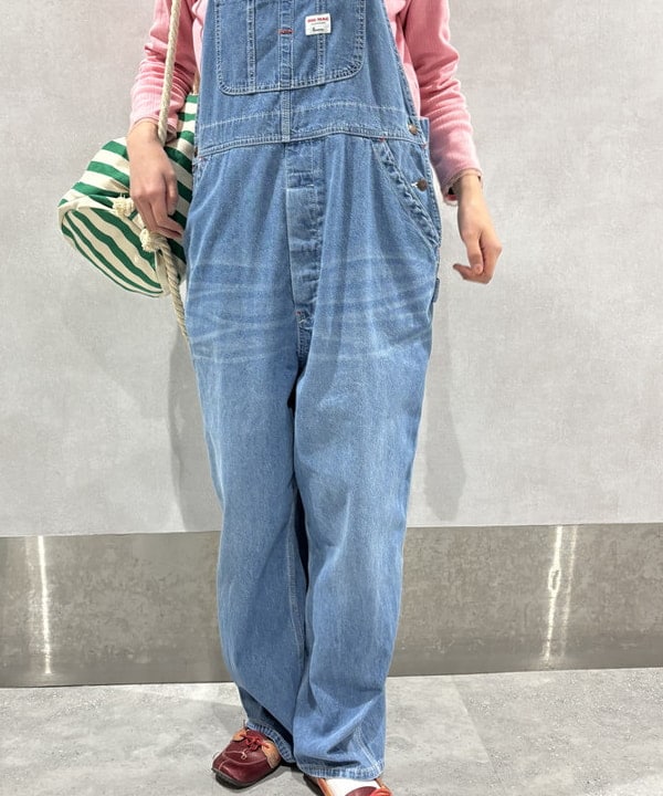 み　う　ちさんの「BEAMS WOMEN｜【別注】BIGMAC / デニム オーバーオール 25SS」を使ったコーディネート