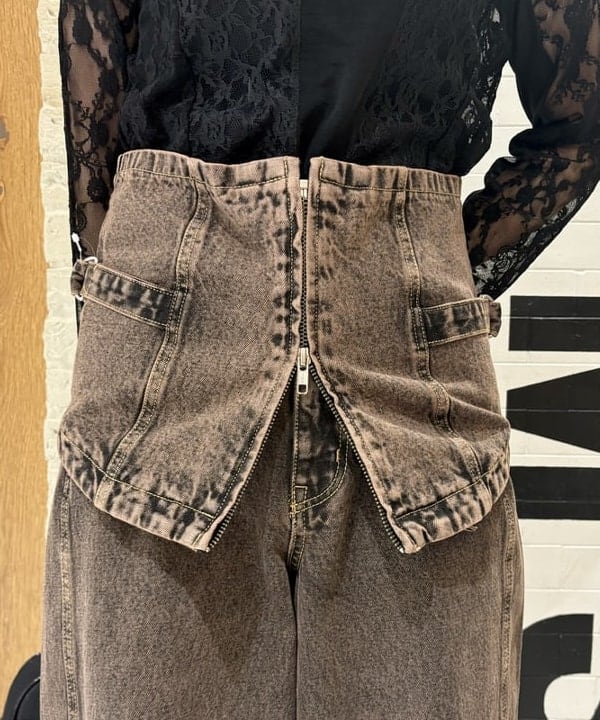 ヒカリさんの「BEAMS WOMEN｜オーバーダイ デニム パンツ」を使ったコーディネート