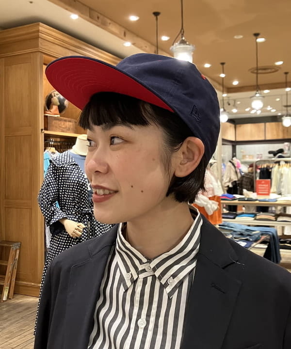 葵さんの「BEAMS WOMEN｜【別注】NEW ERA / 950 スナップ バック 2トーン キャップ」を使ったコーディネート