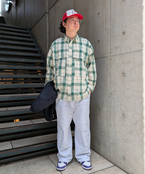 BEAMS ダブルニー　ワイド　スウェットパンツ　ノームコア　シティーボーイ BEAMS ダブルニー ワイド スウェットパンツ ノームコア シティー