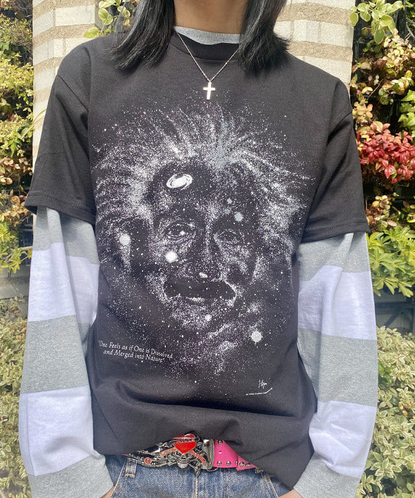 はるひむさんの「BEAMS WOMEN｜Cotton Expressions / STARRY NIGHT TEE」を使ったコーディネート