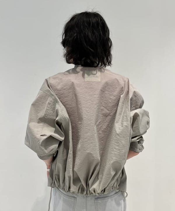 神坂 莉子さんの「BEAMS WOMEN｜upper hights / U-51 シアー ショートブルゾン」を使ったコーディネート