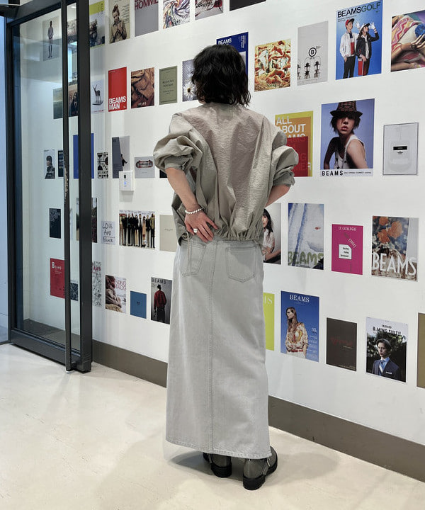 神坂 莉子さんの「BEAMS WOMEN｜upper hights / U-51 シアー ショートブルゾン」を使ったコーディネート