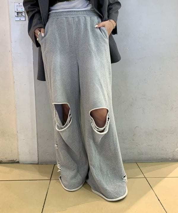 れいなさんの「BEAMS WOMEN｜テレコ リブ クルーネック トップス」を使ったコーディネート