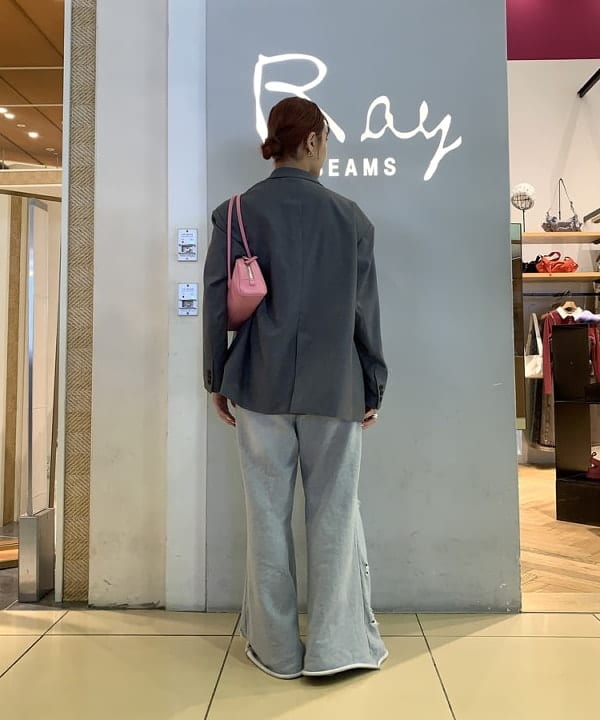 れいなさんの「BEAMS WOMEN｜テレコ リブ クルーネック トップス」を使ったコーディネート