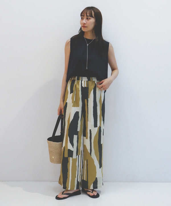 cammyさんの「BEAMS WOMEN｜シックプリント パンツ」を使ったコーディネート