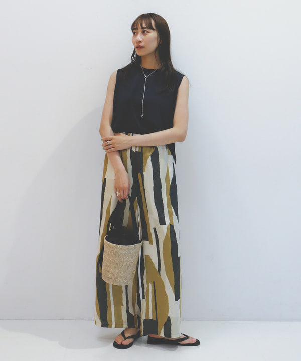 cammyさんの「BEAMS WOMEN｜シックプリント パンツ」を使ったコーディネート