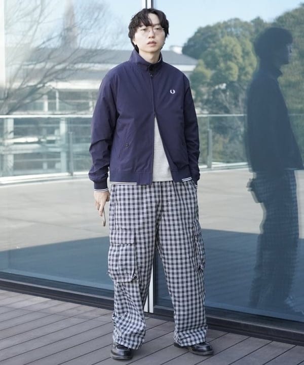 SUDOさんの「BEAMS WOMEN｜【別注】FRED PERRY / ハリントンジャケット 25SS」を使ったコーディネート