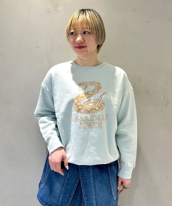 スミレさんの「BEAMS WOMEN｜orSlow / 30's ペインター ロング デニム スカート」を使ったコーディネート