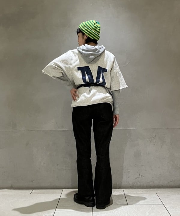 葵さんの「BEAMS WOMEN｜【別注】LEUCHTFEUER / ボーダー ワッチ キャップ」を使ったコーディネート