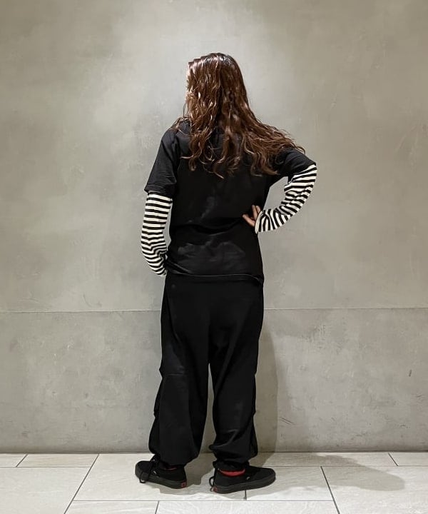 モモさんの「BEAMS WOMEN｜Cotton Expressions / STARRY NIGHT TEE」を使ったコーディネート