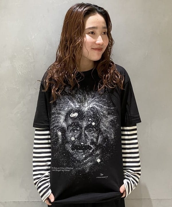 モモさんの「BEAMS WOMEN｜Cotton Expressions / STARRY NIGHT TEE」を使ったコーディネート