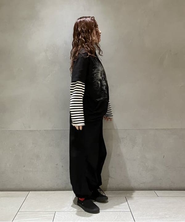 モモさんの「BEAMS WOMEN｜Cotton Expressions / STARRY NIGHT TEE」を使ったコーディネート