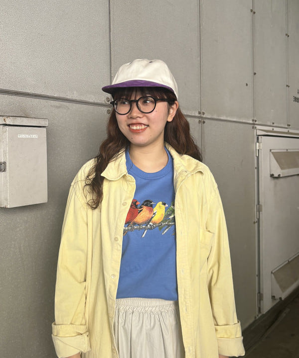 チナツさんの「BEAMS WOMEN｜Atlas Screen Printing / Songbird Tee」を使ったコーディネート