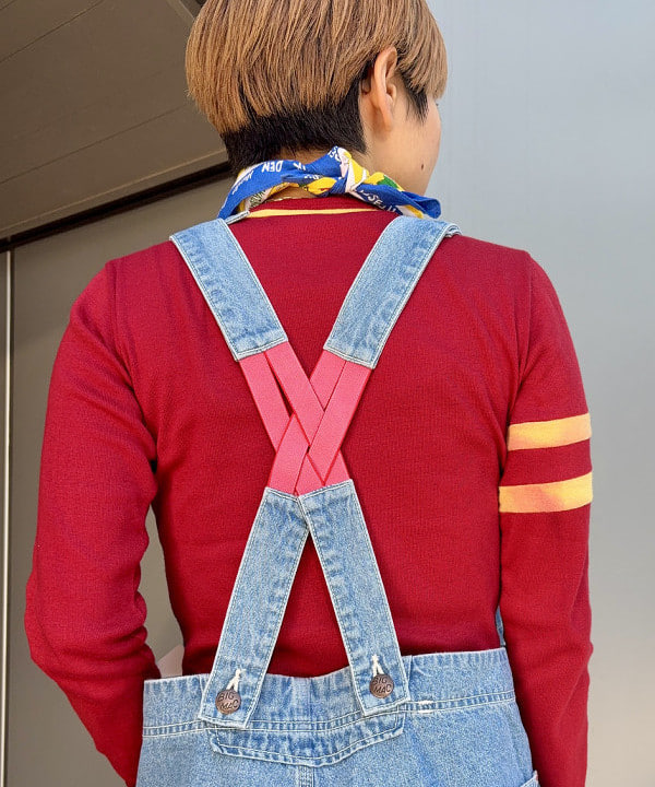 みりさんの「【別注】BIGMAC / デニム オーバーオール 25SS」を使ったコーディネート