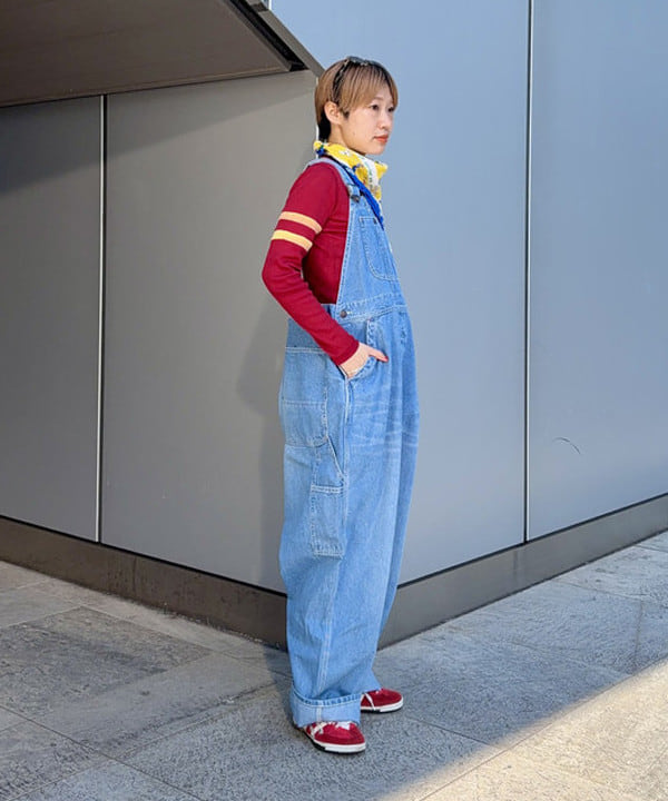 みりさんの「【別注】BIGMAC / デニム オーバーオール 25SS」を使ったコーディネート