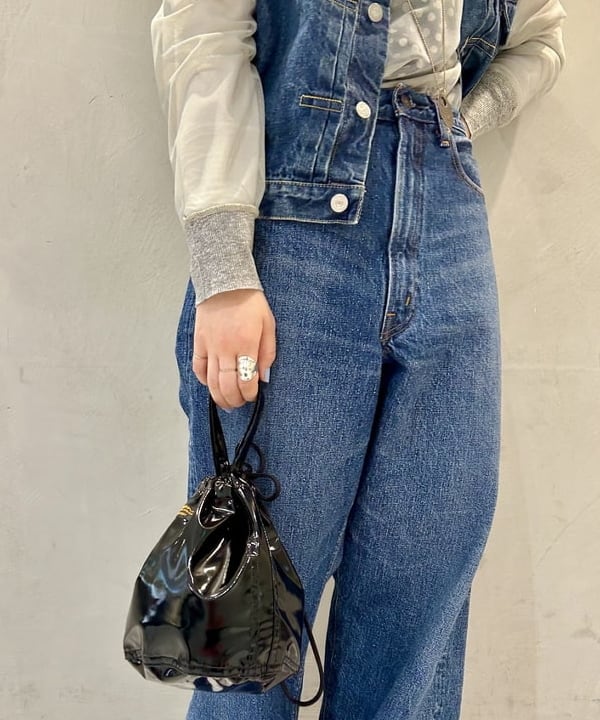 ナツハさんの「BEAMS WOMEN｜【別注】orSlow / ワイド フィット デニム パンツ」を使ったコーディネート