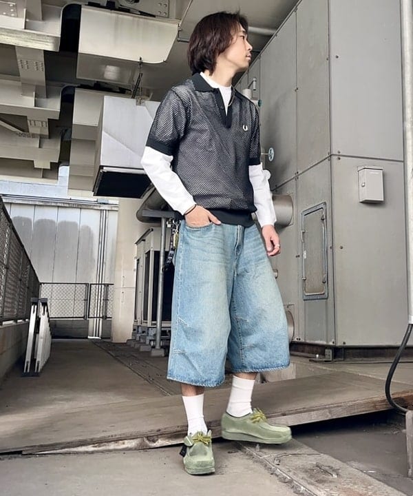 槙山 賢斗さんの「BEAMS WOMEN｜BEAMS / BMSロゴ ベーシック ロングスリーブ Tシャツ」を使ったコーディネート