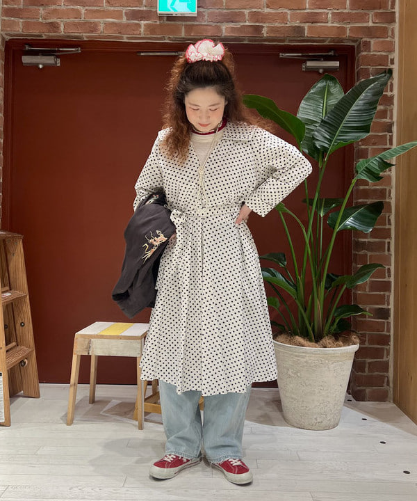 エノモト アミさんの「BEAMS WOMEN｜テーラー東洋 / Mid 1960s Style Cotton Rayon Vietnam Jacket」を使ったコーディネート