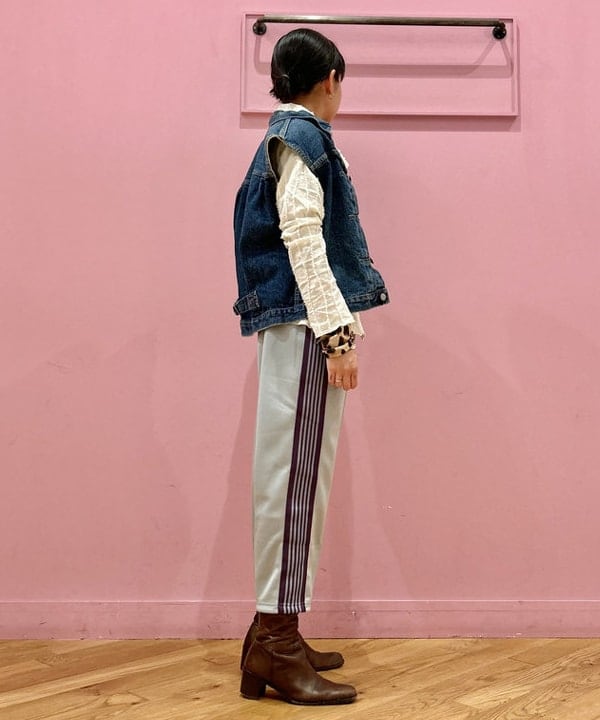 中村 ほのかさんの「BEAMS WOMEN｜【別注】orSlow / デニム カットオフ ベスト」を使ったコーディネート