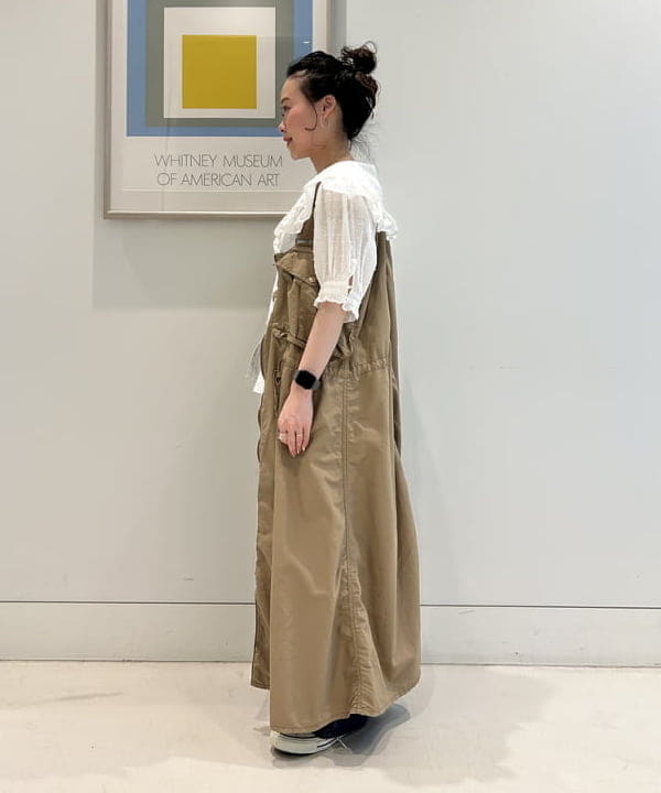 清水 彩乃さんの「BEAMS WOMEN｜ペーパー ライク ベルト」を使ったコーディネート