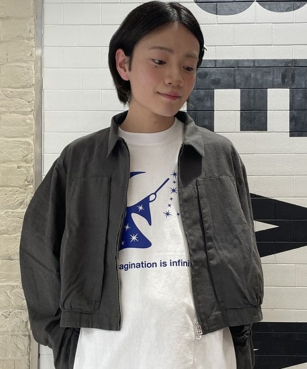 マツミヤさんの「BEAMS WOMEN｜maturely / バルーン ギャザー ブルゾン」を使ったコーディネート