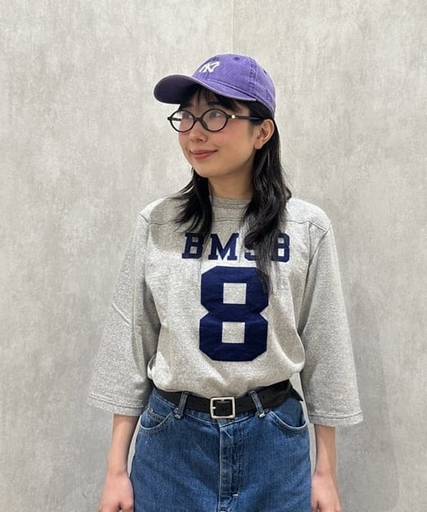 ハナイさんの「BEAMS WOMEN｜テンジク フットボール 3/4 Tシャツ」を使ったコーディネート