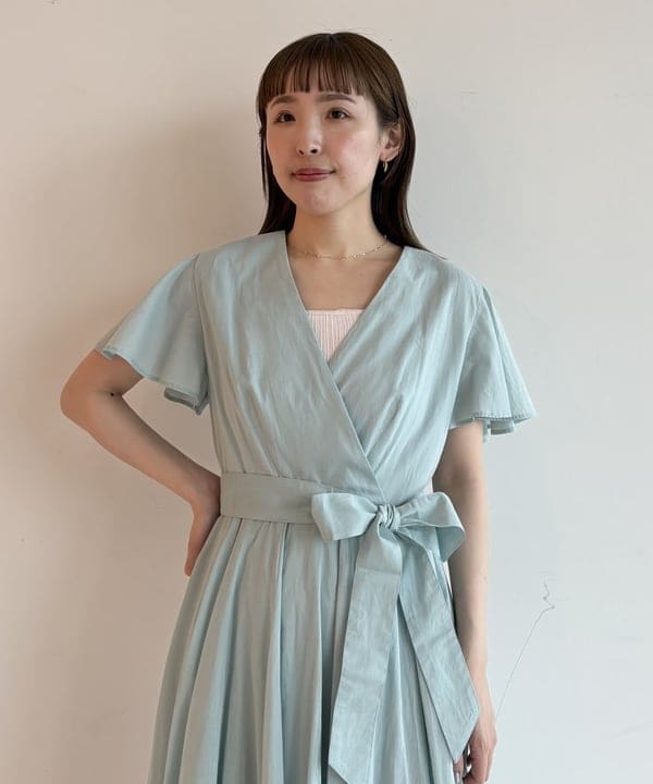makita mikaさんの「BEAMS WOMEN｜【別注】MARIHA / マドモアゼル ソリッド ワンピース」を使ったコーディネート