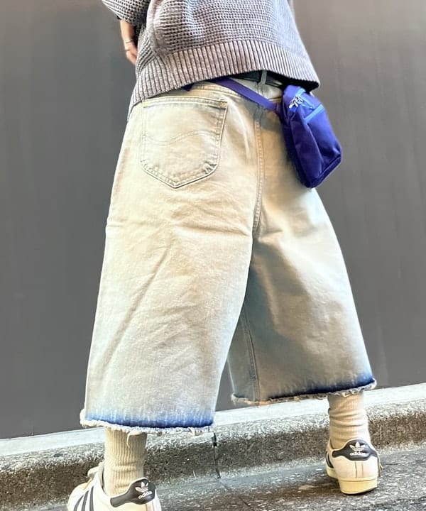 菊田 悠さんの「BEAMS WOMEN｜ヘザー メッシュ クルーネックニット」を使ったコーディネート