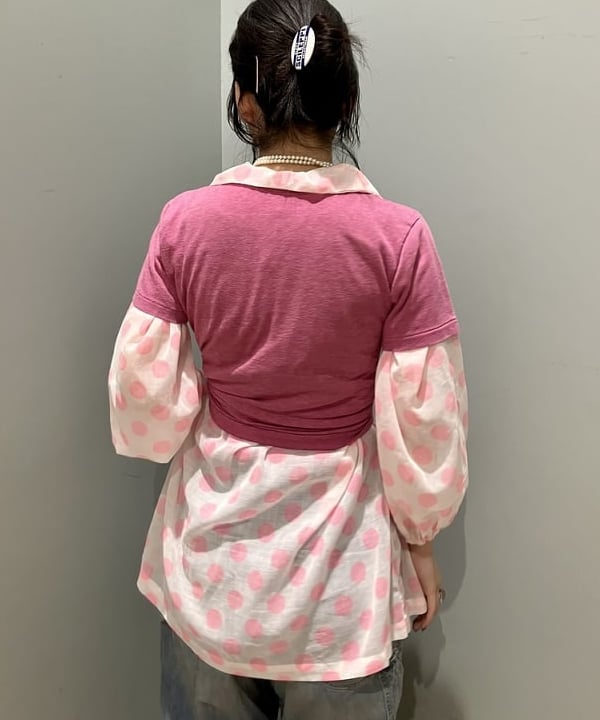 小原 もこさんの「BEAMS WOMEN｜【別注】Lee / ダメージ & リペア ペインター パンツ」を使ったコーディネート