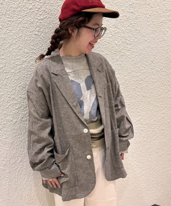 かわい みづきさんの「orSlow / ヘリンボーン ツイル サマー ファティーグ パンツ」を使ったコーディネート