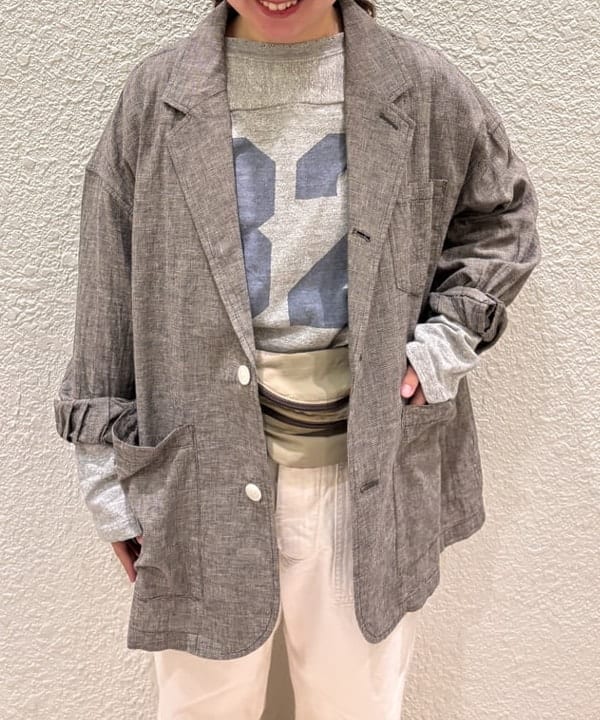 かわい みづきさんの「orSlow / ヘリンボーン ツイル サマー ファティーグ パンツ」を使ったコーディネート