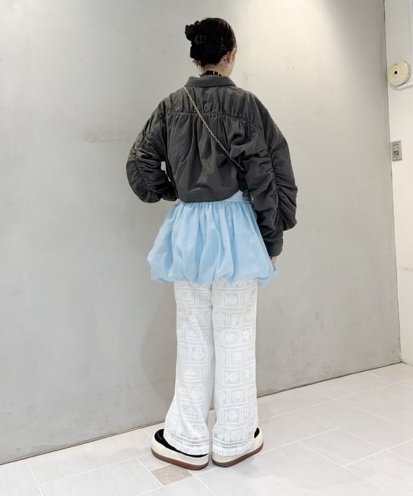 りかちょび/岸本梨佳さんの「BEAMS WOMEN｜ボーイ マリン レース パンツ」を使ったコーディネート