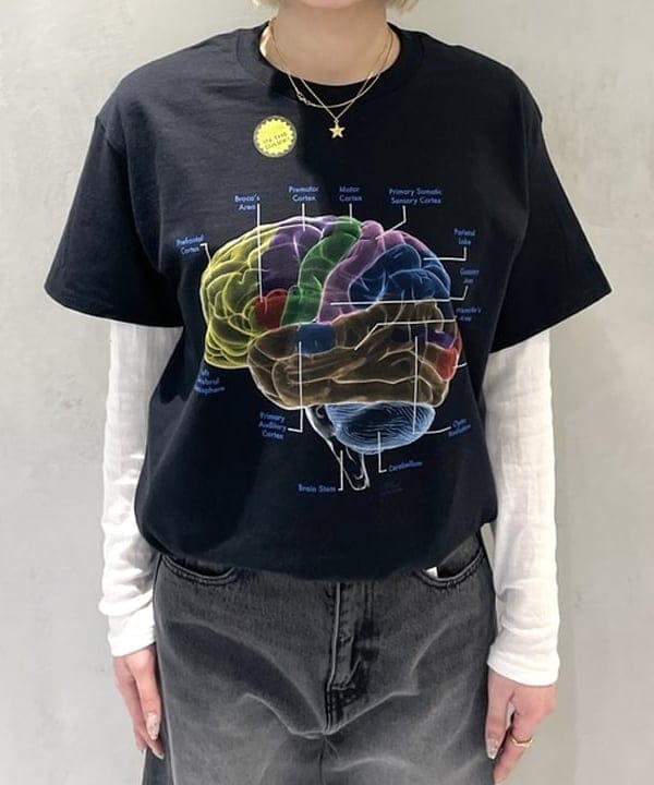 りりさんの「BEAMS WOMEN｜テレコ リブ クルーネック トップス」を使ったコーディネート