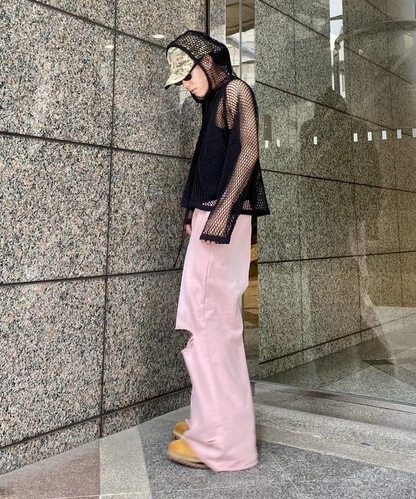 はるひむさんの「BEAMS WOMEN｜ビッグ メッシュ フーディー」を使ったコーディネート