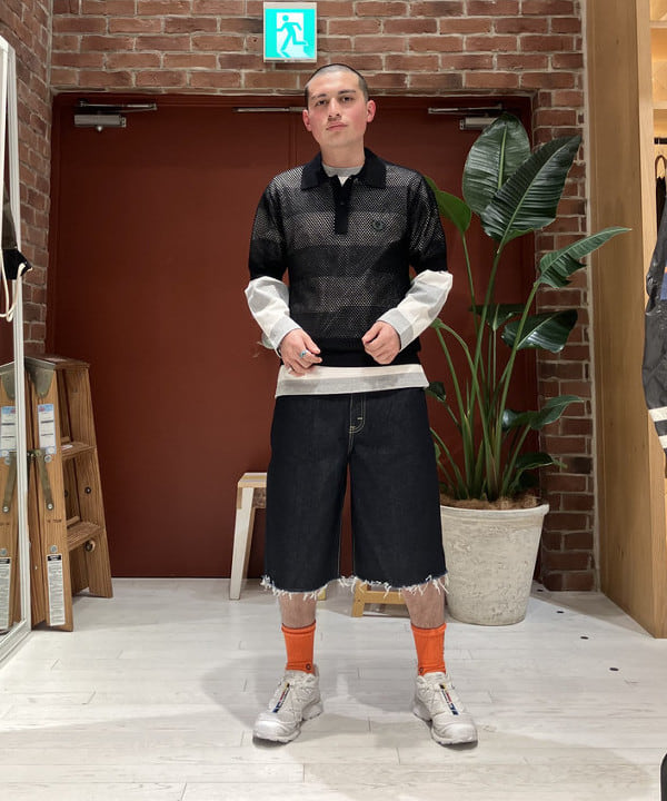 ディクソン 太陽さんの「BEAMS WOMEN｜【別注】FRED PERRY / オープンニットポロ」を使ったコーディネート