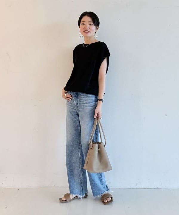 SANOさんの「BEAMS WOMEN｜和紙 コットン 2WAY プルオーバー」を使ったコーディネート