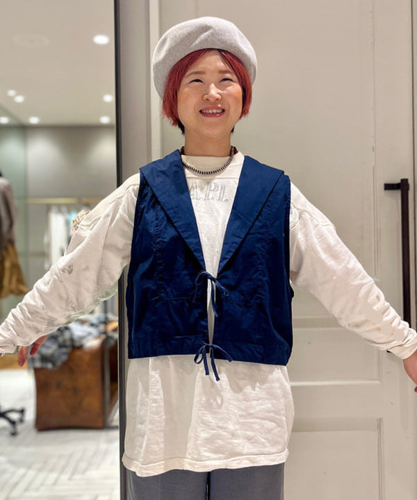 木村 梨香さんの「BEAMS WOMEN｜ボーイ ベーシック Tシャツ」を使ったコーディネート