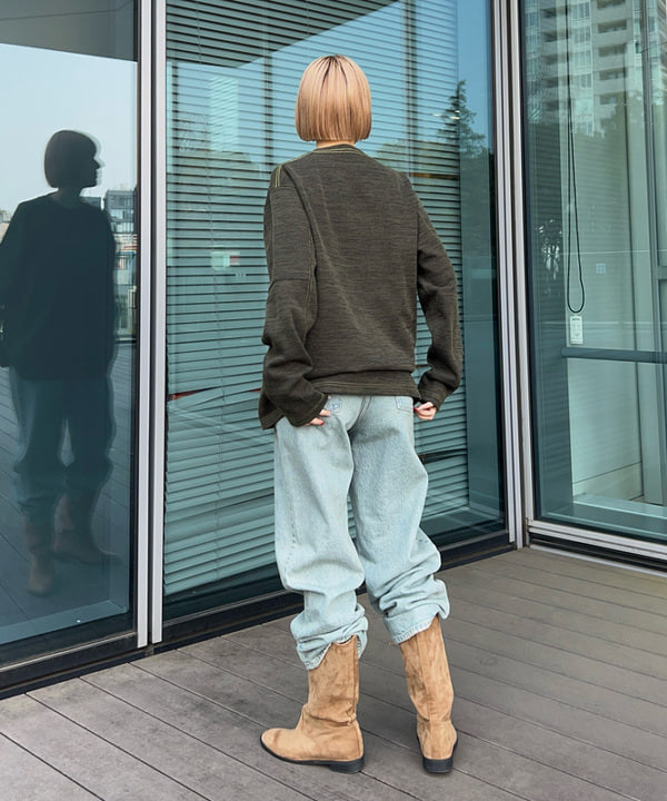 Hazukiさんの「BEAMS WOMEN｜RED CARD TOKYO &times; Ray BEAMS / 別注 Dakota デニム パンツ」を使ったコーディネート