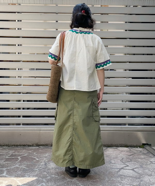 コウリキ　マミさんの「BEAMS WOMEN｜M-47 ディテール スカート」を使ったコーディネート