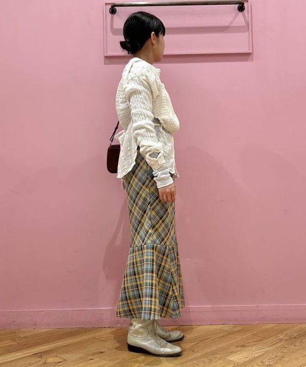中村 ほのかさんの「BEAMS WOMEN｜ELINA LEBESSI / CORFU SHIRT」を使ったコーディネート