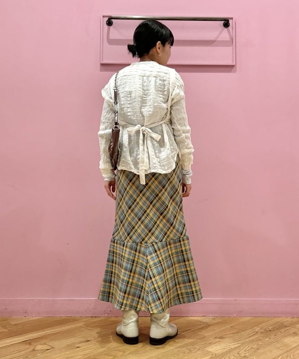 中村 ほのかさんの「BEAMS WOMEN｜ELINA LEBESSI / CORFU SHIRT」を使ったコーディネート