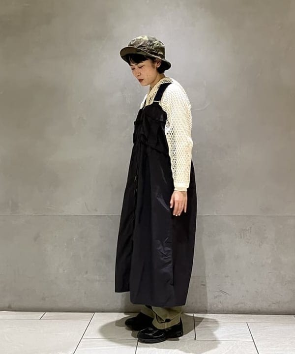 葵さんの「BEAMS WOMEN｜ナイロン フィッシング ベスト アレンジ ワンピース」を使ったコーディネート