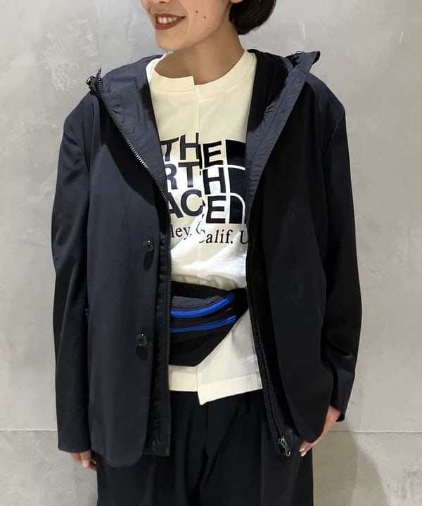 葵さんの「BEAMS WOMEN｜【別注】THE NORTH FACE PURPLE LABEL / アシメ ロゴ Tシャツ 25SS」を使ったコーディネート